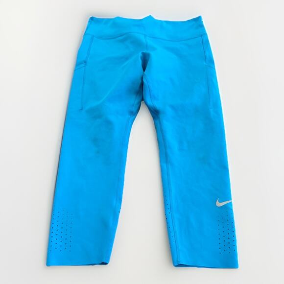 Nike Pants - Nike Dri-Fit Womens Blue Epic Lux Tight Fit Leggings Size XL CN8043-446